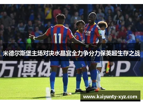 米德尔斯堡主场对决水晶宫全力争分力保英超生存之战